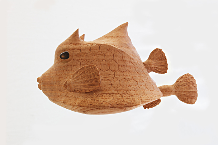 木彫りの魚フィッシュカービング 木彫りの魚フィッシュカービング